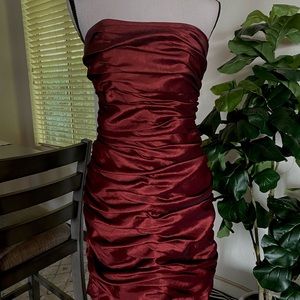 Jessica McClintock strapless cocktail dress